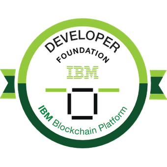 IBM Blockchain Foundation Developer badge