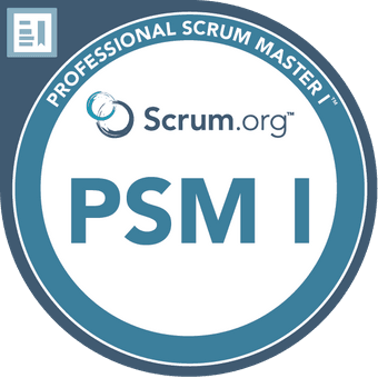 Professional Scrum Master™ I (PSM I) badge