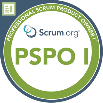 Professional Scrum Product Owner™ I (PSPO I) badge